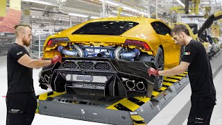 How They Build the Most Powerful Lamborghini Supercars by Hands  Inside Production Line Factory