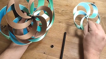 Toroidal Windmill Assembly - 3D Printed Tubine