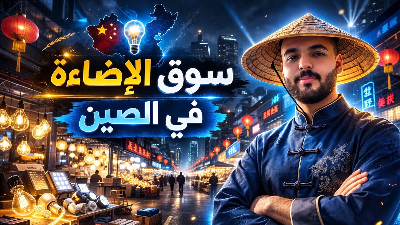 سوق الإضاءة فوشان | هل الإضاءة في الصين أرخص فعلاً؟ 🇨🇳
