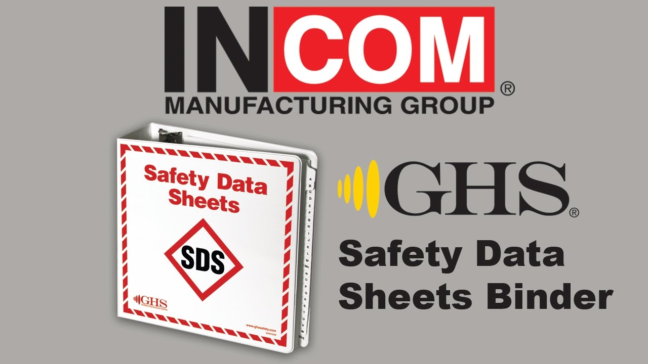 ghs hazcom 2012 whmis 2015 safety data sheet sds binders youtube understanding sds sheets