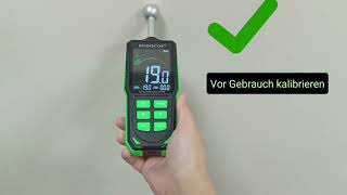 Wiederaufladbar Feuchtigkeitsmessgerät Wand Rdinscos Feuchtigkeitsmessgerät