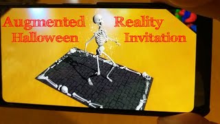 Augmented Reality (AR) Halloween Invitation - Coolest invitation EVER!!!