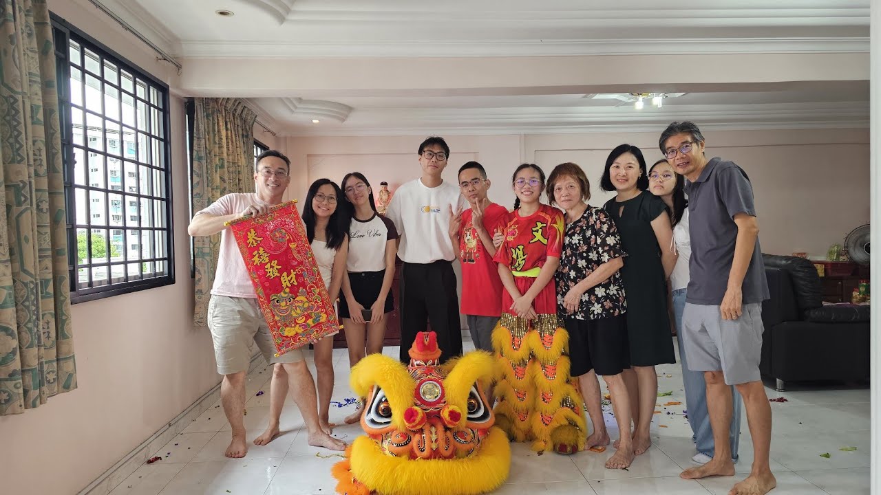 Lion Dance by My Niece.