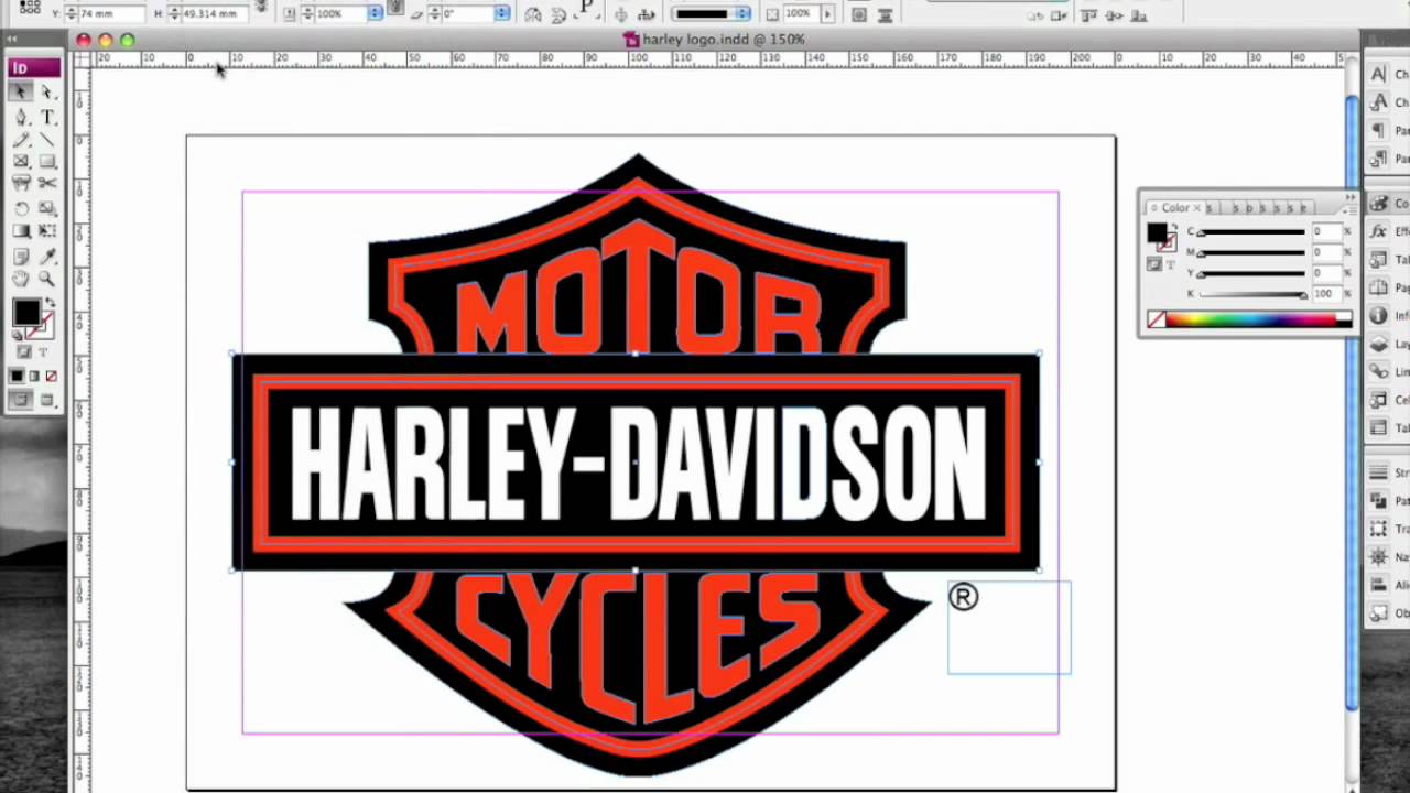 3D and Brushed Steel Harley  Davidson  Logo  Part 1 YouTube