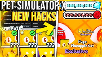 🍍UPDATE ROBLOX Pet Simulator X PSX Hack Script GUI  Auto Farm, Infinite Money!  Pastebin 2023