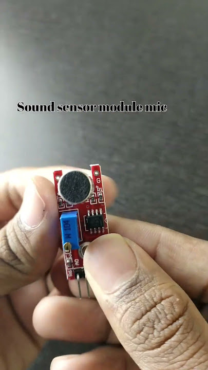 Unboxing Sound sensor module mic📦 ||Arduino|| #projects #basic #led