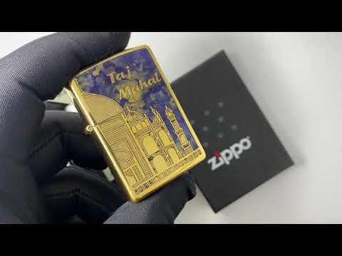 29245 Зажигалка Zippo Taj Mahal, Polish Brass