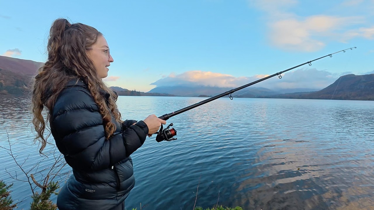 Solo Camping and Lake Fishing by a Beautiful Lake