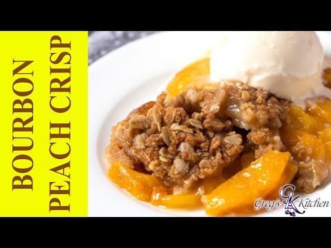 Bourbon Peach Crisp