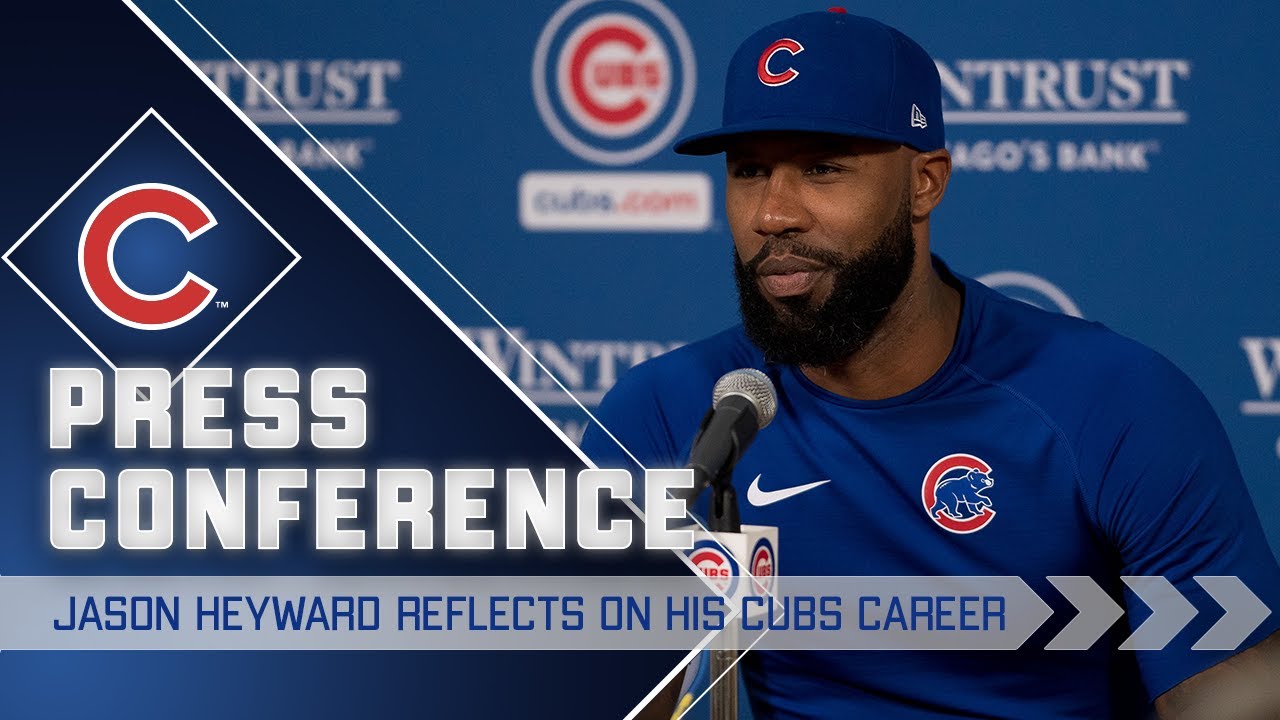 Cubs Outfielder Jason Heyward Addresses the Media and Reflects