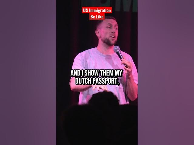US Immigration Asked Me What?! #shorts #comedy #usa #rogierbak