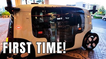 I Rode In The Driverless Robotaxi ZOOX Down The Las Vegas Strip