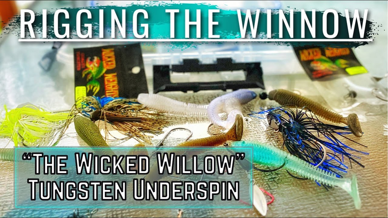 How To Rig Nikko Fishing's “Winnow” - “The Wicked Willow” Tungsten EWG  Underspin With Hitchhiker 