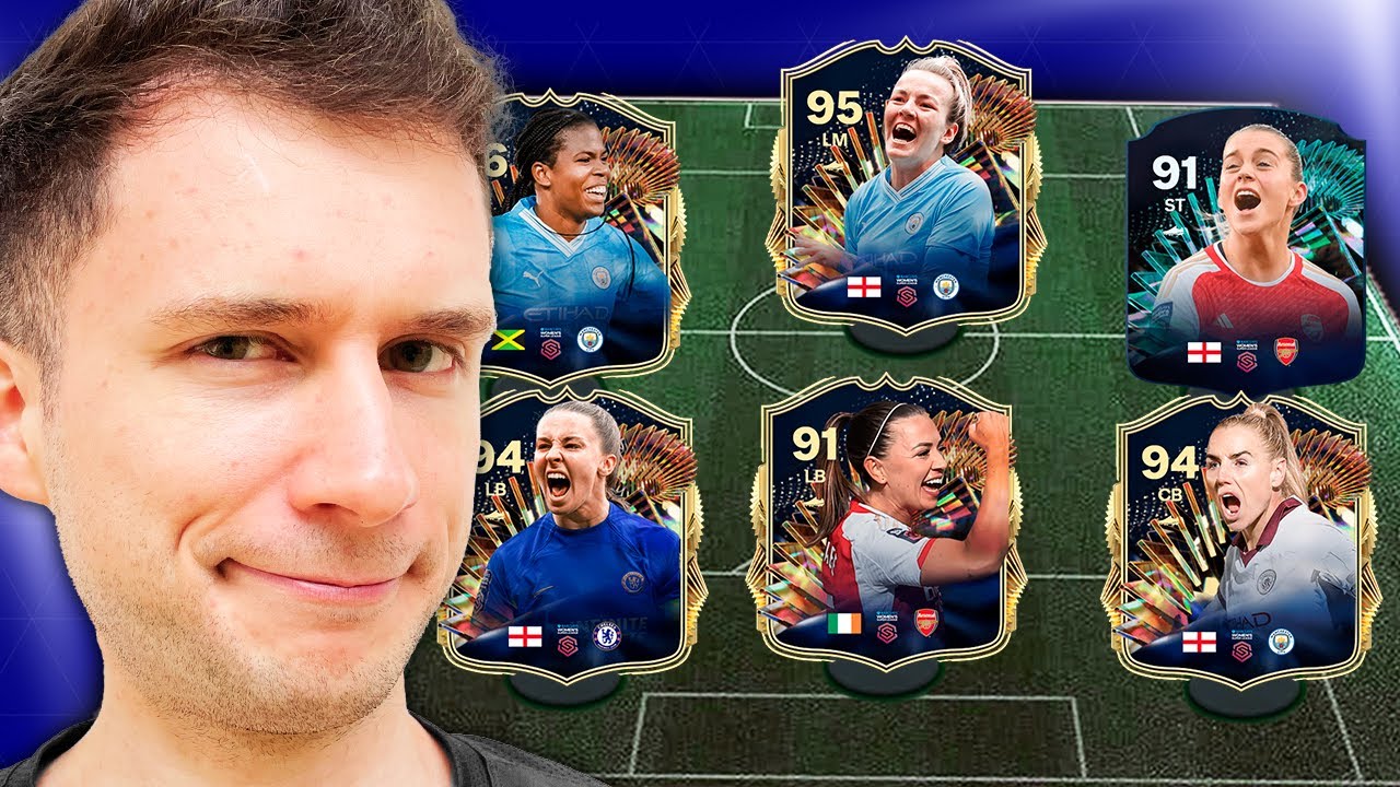 MONTEI UM TIME FULL TOTS FEMININO DA PREMIER LEAGUE! EA FC 24 ULTIMATE TEAM