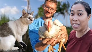 Chicken coop update | Electricity update |Province life with foreigners