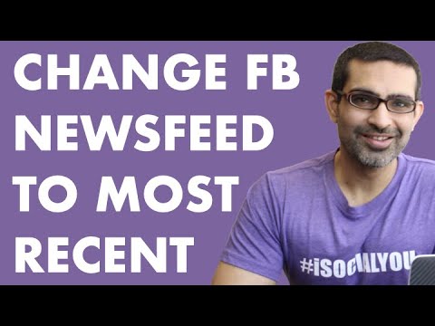 How To Change Facebook Newsfeed To Most Recent (Bye Bye Facebook Algorithm)