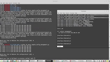 Python NAPALM tutorial how to configure Cisco Nexus nxos | replace rollback compare commit| Part 36