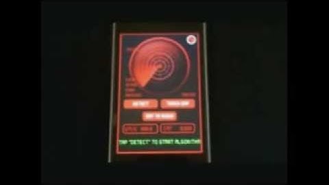 PARANORMAL EMF SCANNER APP DEMO VIDEO