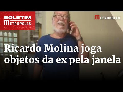 Perito Ricardo Molina joga objetos da ex pela janela: “Vai ter que se humilhar”