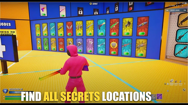 SUPER PIT UNC MAP FORTNITE CREATIVE - ALL SECRETS CODE LOCATIONS (SECRET ROOM)