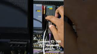 Siemens S7-300 PLC hardware defect Error .#siemens #automation #plc