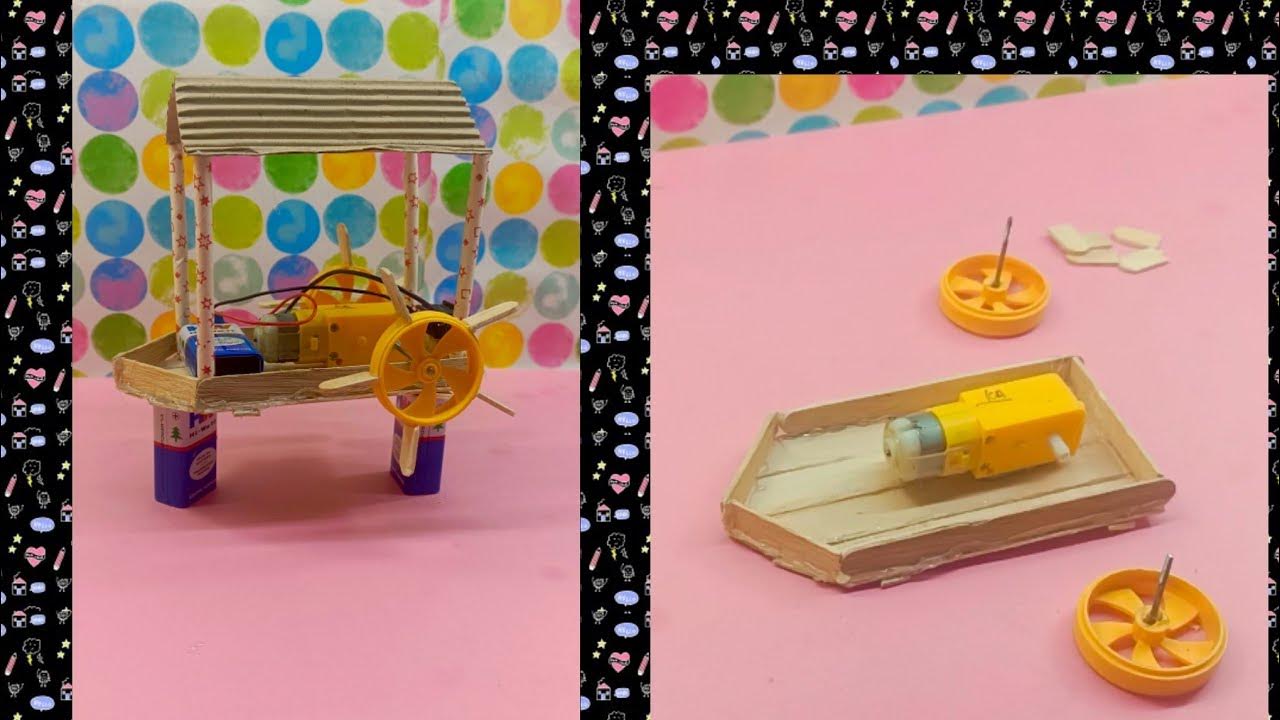 How to make cardboard water board water board Dc motar better