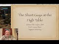 Exploring the Lord of the Rings - Episode 109 The Short Guys at the High Table