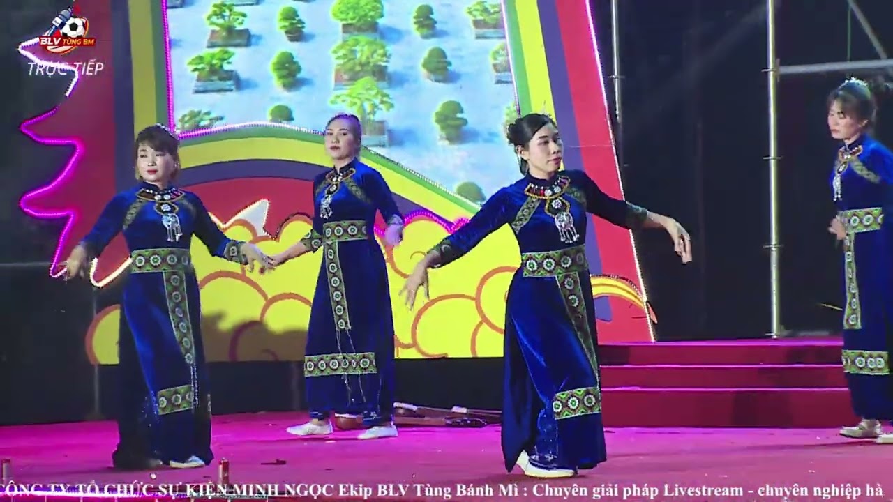 Tiết mục múa | Xuân trên nương | Trường mầm non Quế Thượng.