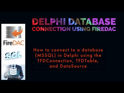 Connecting to Microsoft SQL Server Using FireDAC | Accessing SQL Data with FireDAC on Windows VCL