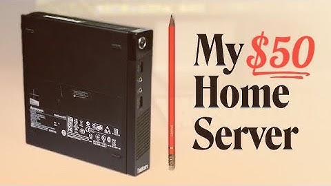 My $50 Linux Home Server