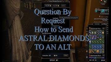 Neverwinter How to send Astral Diamonds to Another Alt or Character PC XBOX PS4