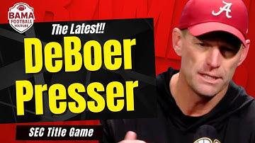 Kalen DeBoer Press Conference after loss to Georgia | Makes Case For College Football Playoffs