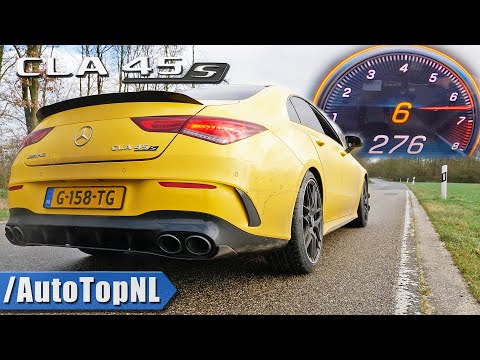 Mercedes AMG CLA 45 S | 0-270km/h ACCELERATION TOP SPEED & EXHAUST SOUND By AutoTopNL