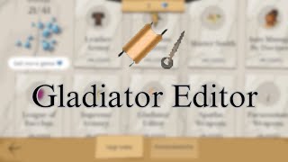 Gladiator Manager: Gladiator Editor screenshot 4