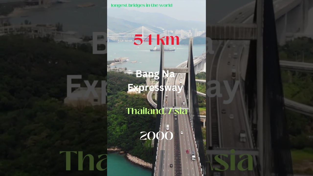 The Bang Na Expressway - World's Longest Highway Bridge | SnapFacts