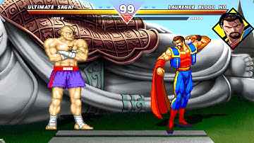 Blood Laurence Vs Sagat - Capcom Vs Snk Ultimate Showdown !