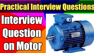 Interview Question On Motor| Function of Carbon Brush | What is Single Phasing | Hindi