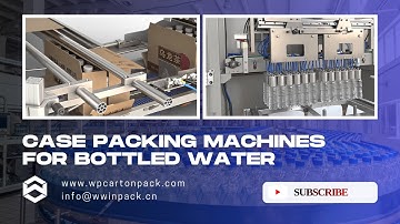 WIN-WIN PACK Case Packer for Bottled Water | Drop Loading and Pick & Place Systems #droppacker