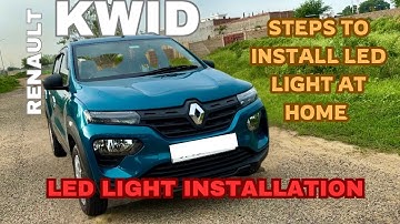 Renault Kwid Headlamp Upgrade 🔥 | Halogen to LED | LED light installation