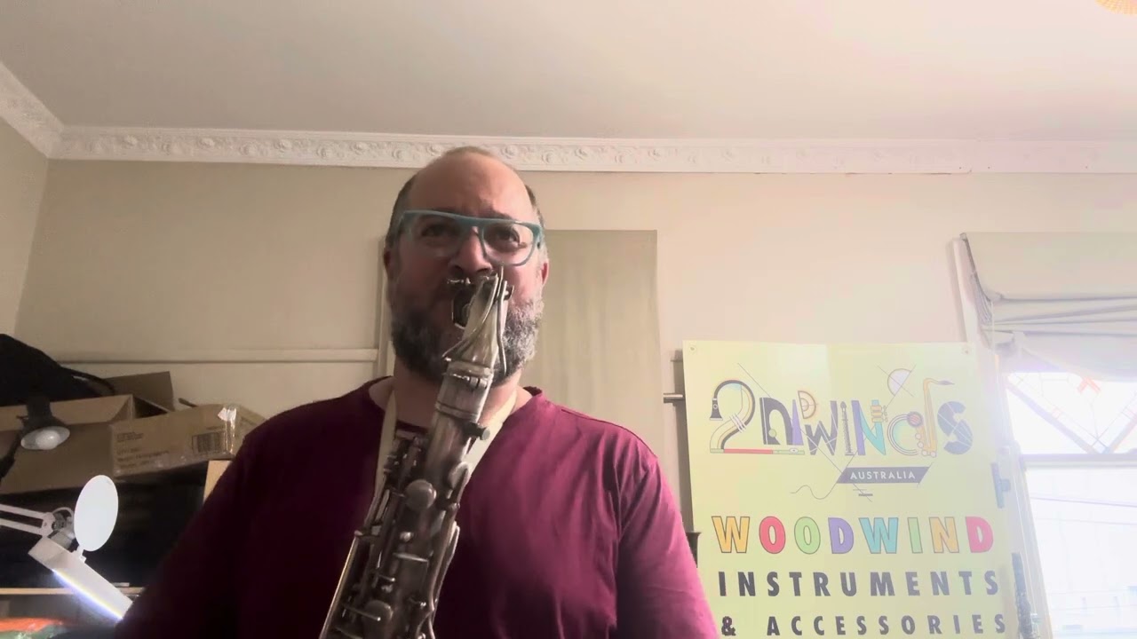 1970s Weltklang Solist Silverplate Tenor Saxophone DEMO. www