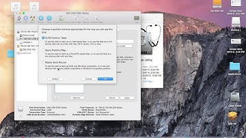 How to Partition  an external  USB or hard drive on  Apple OSX Yosemite