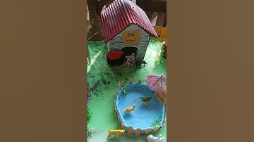 school projects idea✨️✨️Domestic Animals their homes🌟