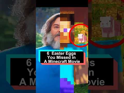 6 Easter eggs you missed in A Minecraft Movie.#fyp#minecraft #minecraftmovie