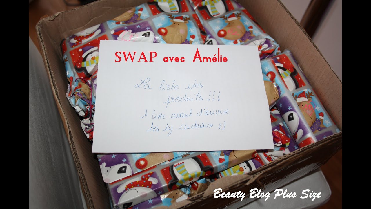 SWAP avec Amélie alias Clochette Beauté