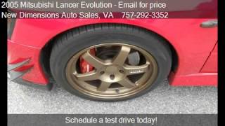 2005 Mitsubishi Lancer Evolution Evolution RS - for sale in