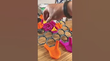 Hextraction: An Open Source 3D printed tabletop game #3dprinting #3dprint