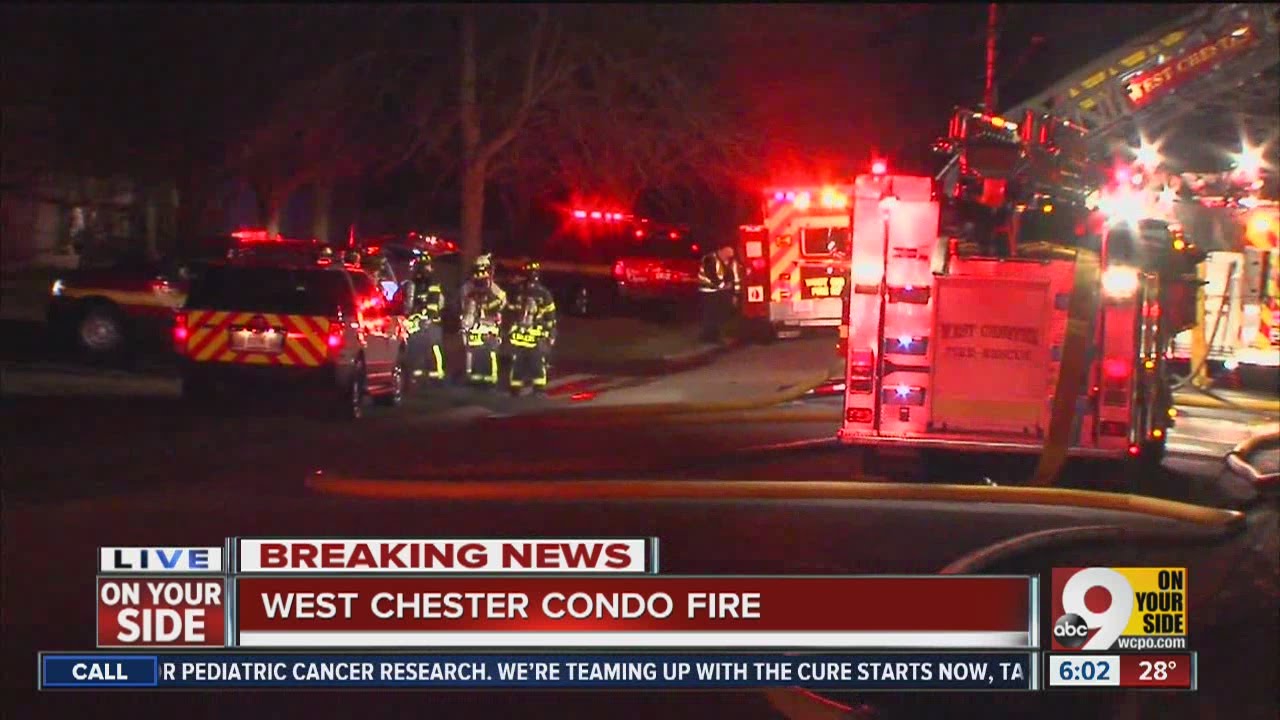 Fire scorches West Chester apartment complex - YouTube