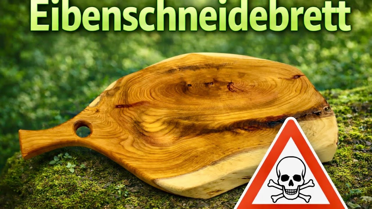 Kochen auf Lebensgefahr😱Dieses Schneidebrett aus Eibenholz ist tödlich!!!🪚🚀👍