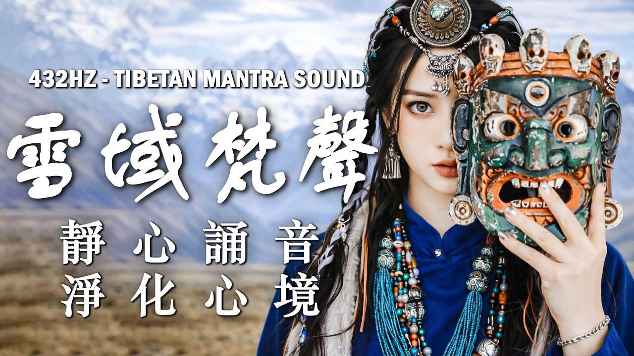 雪域梵聲432Hz｜西藏靜心誦音・淨化心境的冥想療癒音樂 Tibetan Mantra Sound