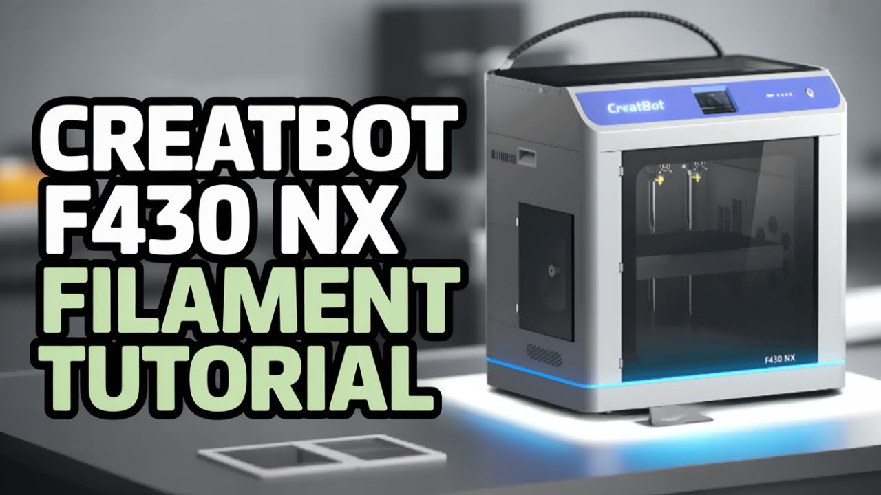 CreatBot F430 NX Tutorial – How to Load and Unload Filament - YouTube